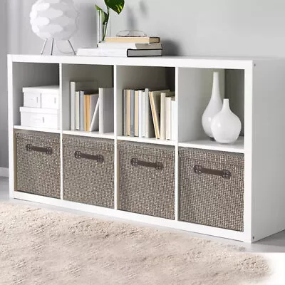 £10.95 • Buy JYSK Storage Box Brown/Beige Rattan Style Foldable H 30cm X W 32cm X L 32cm X 1 