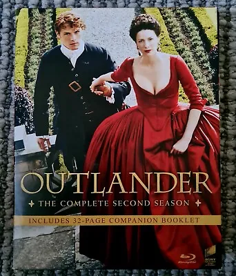 $26.55 • Buy Outlander Season 2 (Blu-Ray)  - Region A, B &C. Includes 32 Page Booklet. GC.