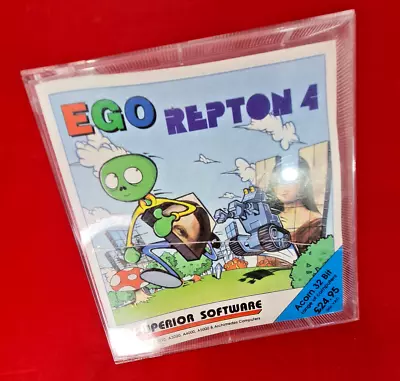 Cased EGO: Repton 4 Game 3.5  Disk For Acorn RISC OS Superior Software 1992 • £34.99