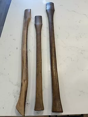 Vintage Lot Of 3 Unused Axe Handles • $60