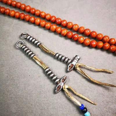 Gandhanra Handmade Tibetan Buddhist Prayer Beads Counters For Mala Necklace • $29.99