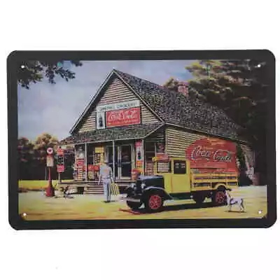 Coca Cola Coke Smiths Grocery Store Tin Sign Garage Man Cave 30cmx20cm - New • $17.95