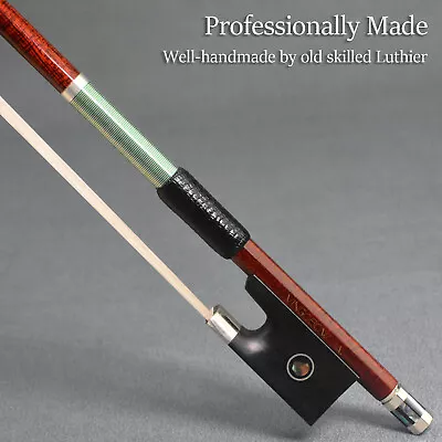 VINGOBOW Violin Bow Carbon Fibre Core Hybrid Pernambuco Skin Pro Level Warm Tone • $88.80