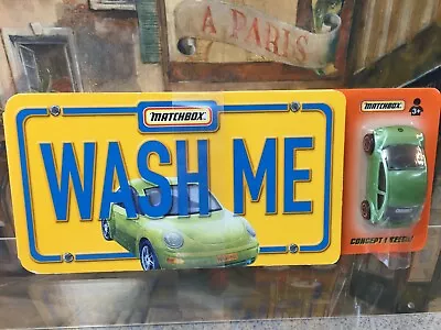 Matchbox 2000 Wash Me Pleasant Company Book W/volkswagen Concept 1 Beetle Nos • $15.17