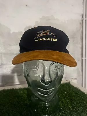Lancaster Bomber  Hat Blue And Brown Snapback Baseball Cap Vintage • £3.99