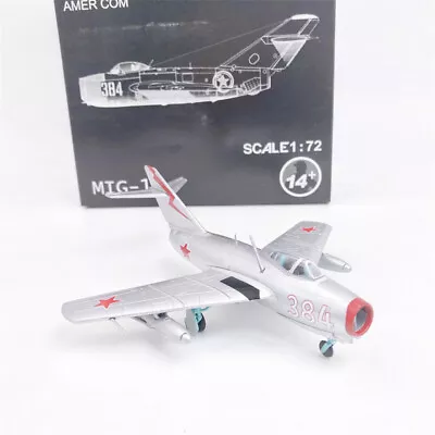 New AMER COM Soviet Air Force MIG-15Fagot Fighter 1/72Diecast Aircraft Jet Model • $25.99