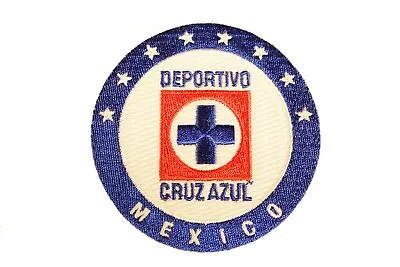 DEPORTIVO CRUZ AZUL (Mexico)  3  Inch Round Iron-On PATCH CREST BADGE..New • $6.99