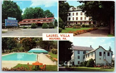 Postcard - Resort - Laurel Villa Milford Pennsylvania USA North America • $3.46