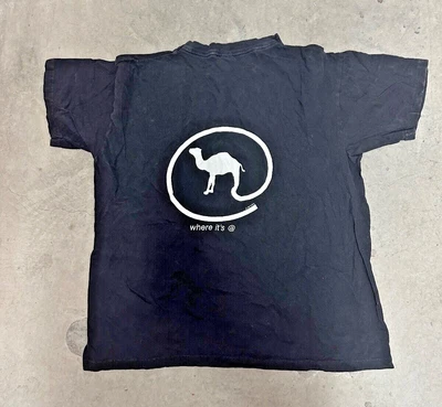 $14.97 • Buy Vintage Camel Cigarettes T Shirt Mens XL Where It’s At Black 90’s Casual Tee