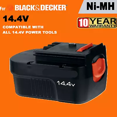 For BLACK+DECKER 14.4V Slide Battery HPB14 FIRESTORM FSB14 499936-34 A14 Charger • $17