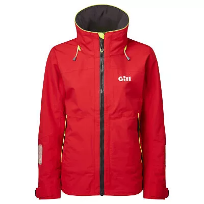 Gill OS32 Womens Coastal Sailing Jacket 2023 - Red • £189.95