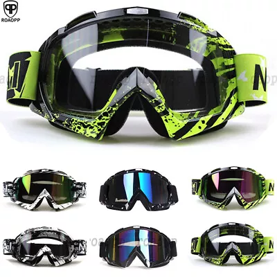 For Motorcycle Motocross Race Goggles Offroad MX ATV Enduro Quad Glasses Eyewear • $10.95