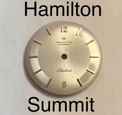 Excellent Vintage 1960s Hamilton Summit Electric Masterpiece Watch Dial NOS? • $34.95