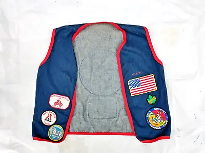 Vintage God's Country Touring Club Motorcycle Vest • $19.57