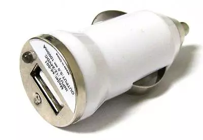 White USB Port Mini Car Charger Adapter For MP3 IPOD IPhone Cellphone 1000mah • $3.99