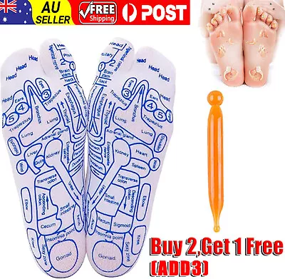 Foot Acupressure Reflexology Massage Socks Anti Slip Breathable Sock Yoga • $9.78