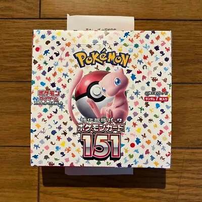 Pokemon Card 151 Sv2a Booster Box Japanese Scarlet & Violet Without Shrink • $79.80