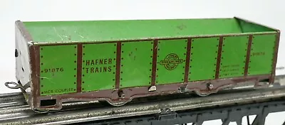 HAFNER Trains Vintage O/O27 Tinplate Gondola 91876 Car • $8.99