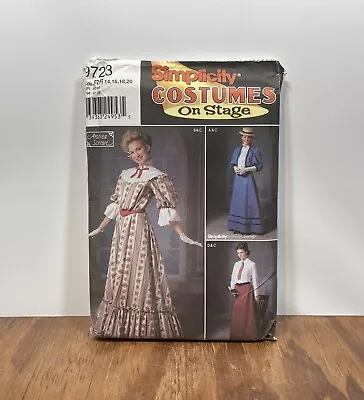 Simplicity 9723 Halloween Sewing Pattern Edwardian Mary Poppins Gibson Gir • $24