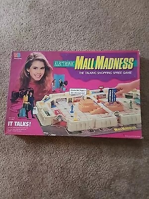 1989 Electronic Mall Madness By Milton Bradley Vintage COMPLETE READ DESCRIPTION • $50