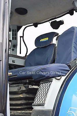 New Holland Tractor Fitted Seat Covers T6000 T7000 Driver & Passenger Seats • £129