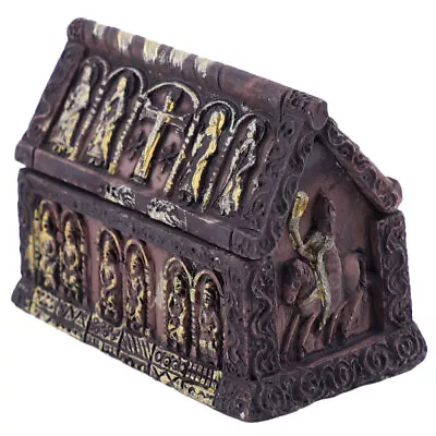  Halloween Coffin Ornaments Decorative Resin Statue Figurine • £7.85