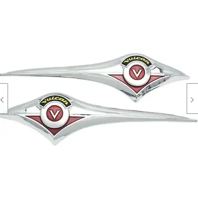 Gas Tank Emblem Badge Decals Chrome For Kawasaki Vulcan VN 500 750 800 900 1500 • $28.88