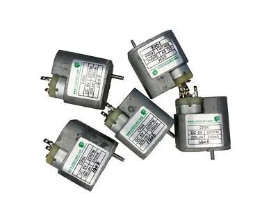 £17.50 • Buy Pack Of 5 Crailcrest 6v Motors 22rpm Model Boats Turntables School Project E3001