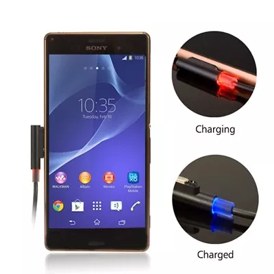 Sony Xperia Z1 Z2 Z3 COMPACT Magnetic USB Charger Cable With LED Indicator • $9.90