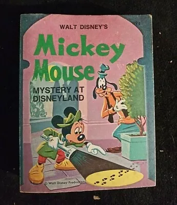 Big Little Book  Mickey Mouse Mystery At Disneyland  1975 High Grade #5770 • $10
