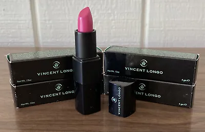 Vincent Longo Lip Stain Lipstick - Foxina - New In Box~ Full Size 0.12~ Lot Of 4 • $12