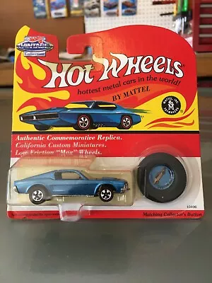 Hot Wheels Vintage Collection Custom Mustang 1993 Blue • $5.71