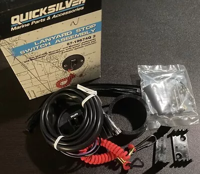 Quicksilver OEM 87-19674Q 2  Lanyard Stop Switch Assembly NOS Boat Part • $65