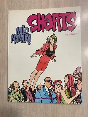 Shorts Milo Manara White Pages 1989 Ist Print Catalan Nm/mt New Unread • $80