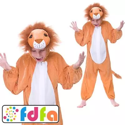 Wicked Costumes Africa Wild Safari Zoo Animal Lion Child Boys Fancy Dress • £14.59