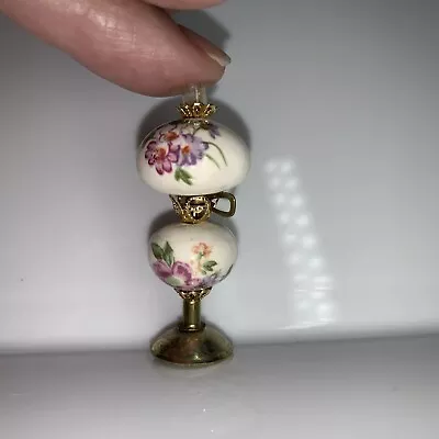 Vintage Dollhouse Miniature Porcelain Lamp • $3.50