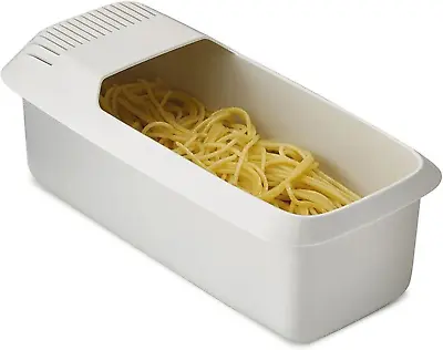 Microwave Pasta Cooker With Strainer Heat Resistant Pasta Boat Steamer Sp • £15.83