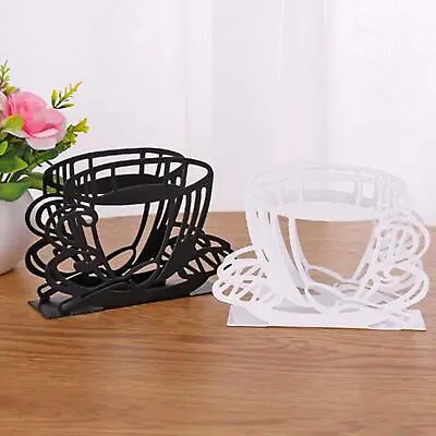 Napkin Holder Storage Rack Serviette Tissue Dispenser For Kitchen Dining Table • £9.40