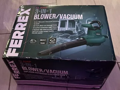 Ferrex 12 AMP 3-in-1  Blower/Vacuum/Mulcher • $51.99