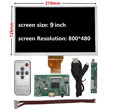 9Inch AT090TN10 LCD Screen Controller HDMI-Compatible Audio Control Driver Board • $36.79