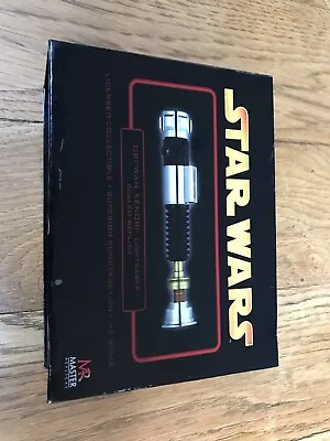  Star Wars Master Replicas Obi-Wan Kenobi Lightsaber .45 Scale  Model SW-311 • £39.99