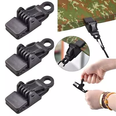 Canvas Tent Hike Parts Tighten Tool Tarp Clip Trap Jaw Grip Awning Canopy Clamp • $11.44