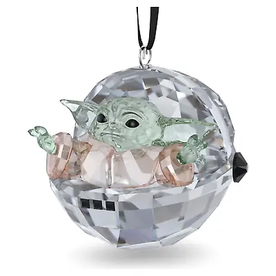 Swarovski Star Wars The Mandalorian GROGU Baby Yoda Ornament Disney 5652545 • $162.95