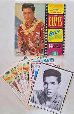 ELVIS PRESLEY - BLUE HAWAII (LPM-2426) 1960 MONO  Souvenir Poster Included   • $45