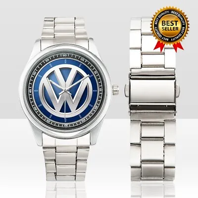 NEW VW Classic Car Logo Sport Metal Watch • $18.90