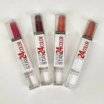 NEW Maybelline Super Stay 24 Hour 2-Step Lipstick SET OF 2 ~ PICK YOUR SHADE • $14.99