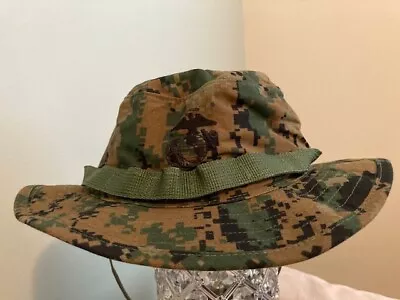 Usmc Boonie Cover / Hat - Mccuu - Woodland Marpat - Size Large - Nwot • $19.99