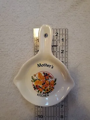 Vintage Porcelain Frying Pan Skillet Mother’s Kitchen Butterflies Flowers MINT * • $5.50
