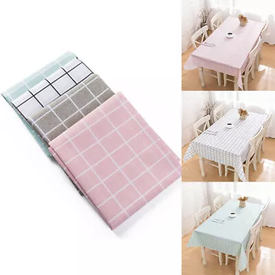 Table Cloth Easy Clean Square Waterproof Household Oilproof Heatproof Disposable • $14.16