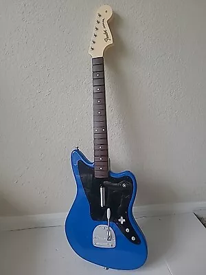 READ* Fender Jaguar Wireless Blue Guitar PS4 PlayStation Rock Band Harmonix RARE • $129.99